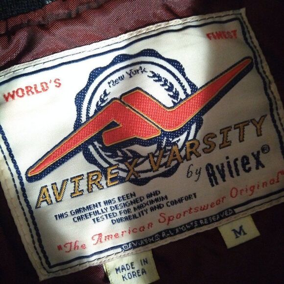 Vintage Avirex 41st Grammy Awards 1999 Leather Bomber Jacket - Picture 6 of 12